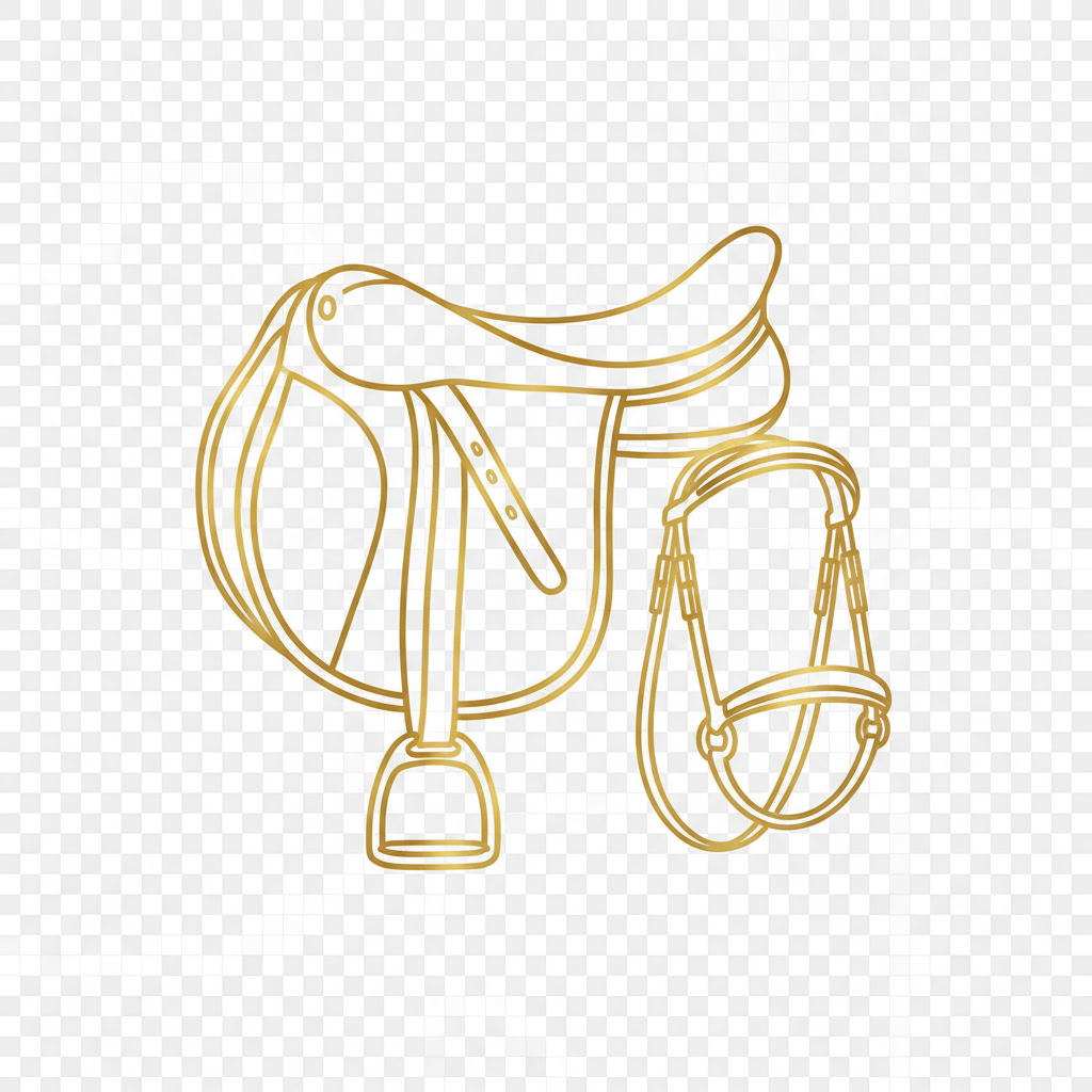 英式马鞍与马勒徽记